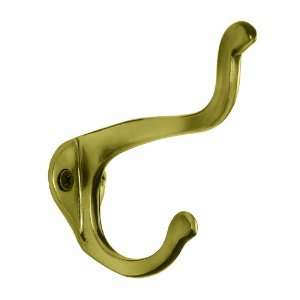   701048 School House Polished Brass Hooks Home Acce: Home & Kitchen
