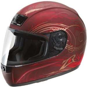  Z1R Phantom Monsoon Full Face Helmet Small  Red 