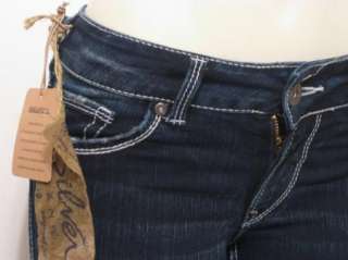 NEW SILVER JEANS Suki Capri Womens Jeans Sz 28 32 Dark L9996SAD415 
