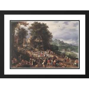  Brueghel, Jan the Elder 24x19 Framed and Double Matted A 