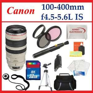  Canon EF 100 400mm f4.5 5.6L IS USM Telephoto Zoom Lens for Canon 