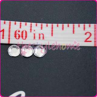 2880 pc DIY Clear Iron on Hotfix Rhinestones For Iron on Transfer 