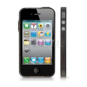  Ecell   BLACK MYCOVER 0.4MM THIN PLASTIC BUMPER FOR iPHONE 