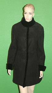 CLIFFORD MICHAEL Fur Collar Shearlng Coat 88195 S $2995  