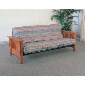  Wildon Home Crane Mission Style Futon Frame in Solid Oak 