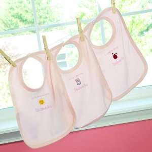  Its a Girl Personalized Baby Bibs (Set of 3): Baby
