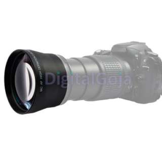 2X 72mm Telephoto + Wide angle lens + UV CPL FLD for Canon 60D 50D 