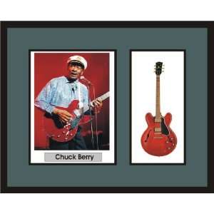  CHUCK BERRY Guitar Shadowbox Frame: Musical Instruments