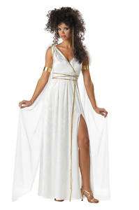 Women Greek Roman Athenian Goddess Halloween Costume  