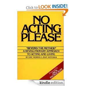 No Acting Please Eric Morris, Joank Hotchkis, Jack Nicholson  