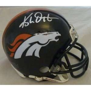  Kyle Orton Autographed/Hand Signed Denver Broncos Mini 
