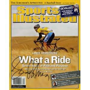  13x19 Lance Armstrong Sports Illustrated Autograph Poster 