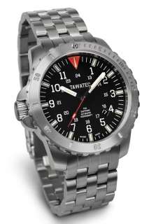 TAWATEC Automatic Tactical Green Titan Diver   Titanium Bracelet