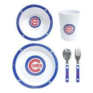   MLB Childrens 5 Piece Dinner Set by Duck House: Sports & Outdoors