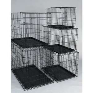 General Cage 40 Valu Line Wire Dog Crate in Black Size: Small (21W x 