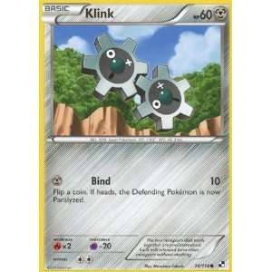  Pokemon   Klink (74)   Black and White   Reverse Holofoil 
