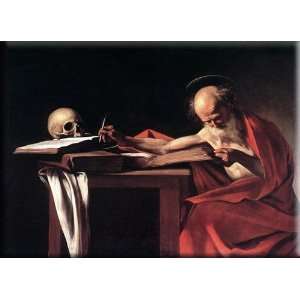    St. Jerome 16x12 Streched Canvas Art by Caravaggio
