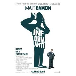  The Informant! Poster UK 27x40 Matt Damon Melaine Lynskey 