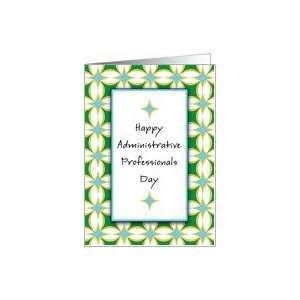  Administrative Professionals Day, Retro Diamonds Card 