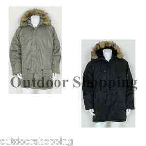 WINTER WARM N 3B LONG PARKA/JACKET   Made Of Nylon Water Repellent 