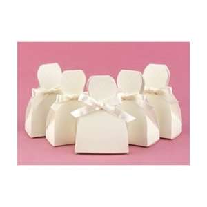  Ivory Gown Favor Boxes