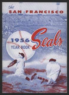 1956 San Francisco SEALS, PCL, 3rd Edition Yearbook  