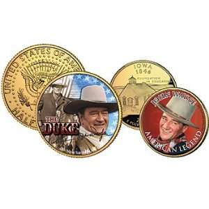    John Wayne Legend US Coin Collectible Currency Set 