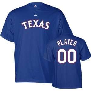  Texas Rangers   Any Player   Youth Name & Number T shirt 