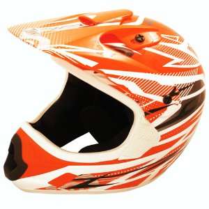   White MotorCross Helmets Unisex Youth/Adult (Adult Small) Automotive