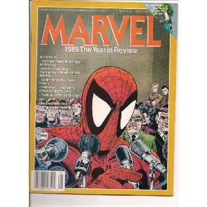    MARVEL 1989 THE YEAR IN REVIEW MAGAZINE COMIC 