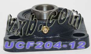 UCF204 12 + Square Flanged Cast Housing Mounted Bearings  