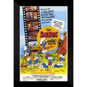  The Smurfs & the Magic Flute 27x40 FRAMED Movie Poster 