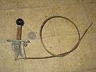 73 74  SUBURBAN ST16 ST 16 THROTTLE CONTROL LEVER AND CABLE