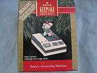 1992 Hallmark Magic SANTAS ANSWERING MACHINE Ornament