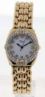 Chopard Gstaad, Diamond 18k Yellow Gold 25mm Watch.  