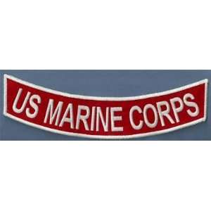  US MARINE CORPS USMC BOTTOM ROCKER BIKER NEW BACK PATCH 
