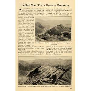  1921 Print Mountain Sacramento Hill Bisbee Arizona Mine 