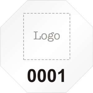   Label With Numbering, 2 x 2 Tamperproof Checkers