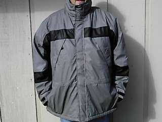 MAXAM Outerwear Gray & Black Ski Jacket Medium New  