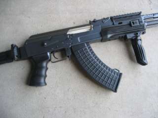 DE Metal AK 47S AEG Electric Airsoft Rifle Gun 410 FPS Black w/ RIS