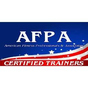    3x6 Vinyl Banner   Gym Personal Trainer AFPA: Everything Else