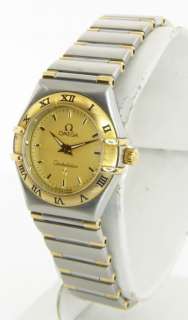 OMEGA CONSTELLATION TWO TONE GOLD DIAL WOMENS WATCH  