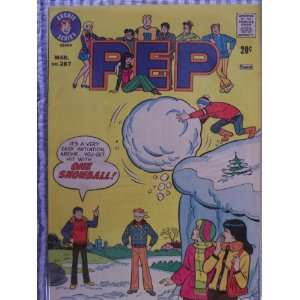 Pep Comic Book (Its Always the same old story on a weekend ski trip 