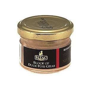 Block of Duck Foie Gras   Liver   (Plain) 1.76 oz.  