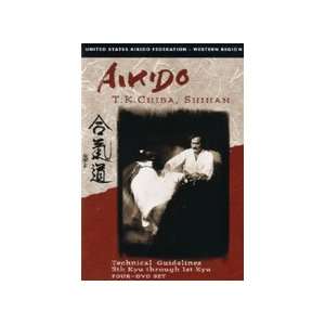  Aikido Technical Guidelines 4 DVD Set by T.K. Chiba