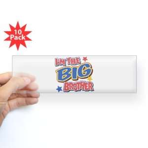  : Bumper Sticker Clear (10 Pack) Im The Big Brother: Everything Else