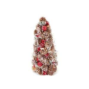   Iced Pine Cone Apple Berry Artificial Christmas Tree