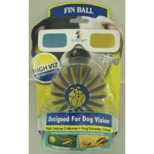  R2p Pet 069381 Fin Ball Dog Toy Multi: Pet Supplies