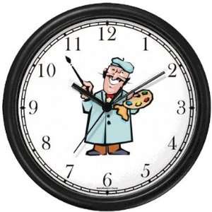  French Artist from West Bank Paris 1 Wall Clock by 