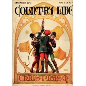 1931 Cover Country Elves Life Ring Christmas Bells Orson Byron Lowell 